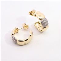 Orecchini Domar Gioielli Donna Dolù Bijoux orecchini in Ottone ipoallergenico Cubic Zirconia EZB125352